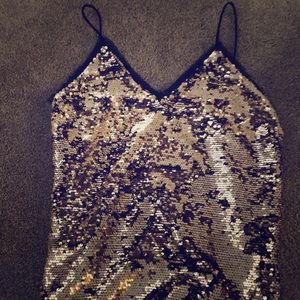 Rose Gold Sequin Cami